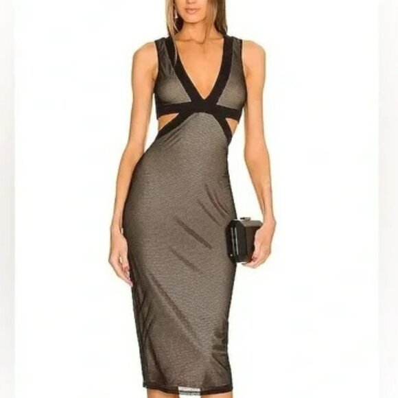 Michael Costello x REVOLVE Rebecca Midi Dress. SZ S - Picture 3 of 9